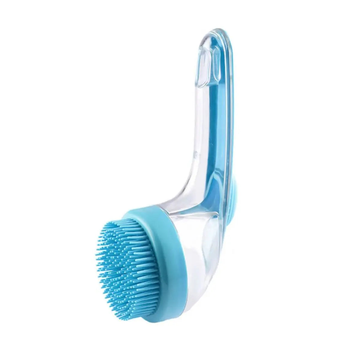 2026 Enhanced 2-in-1 Pet Bath Brush with Integrated Soap Dispenser, Soft Silicone Grooming and Shedding Comb for Dogs and Cats, Gentle Massage Scrubber for Effortless Bathing and Improved Coat Cleanliness
