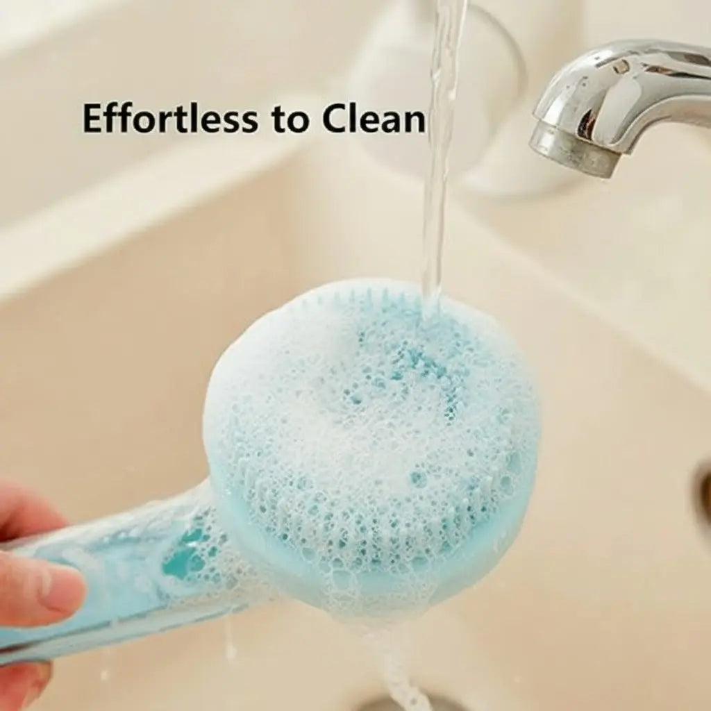 2026 Enhanced 2-in-1 Pet Bath Brush with Integrated Soap Dispenser, Soft Silicone Grooming and Shedding Comb for Dogs and Cats, Gentle Massage Scrubber for Effortless Bathing and Improved Coat Cleanliness