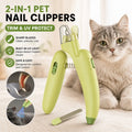 Dog Cat Nail Trimmer with LED Light & UV Lamp
