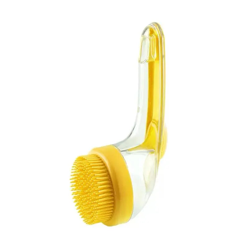 2026 Enhanced 2-in-1 Pet Bath Brush with Integrated Soap Dispenser, Soft Silicone Grooming and Shedding Comb for Dogs and Cats, Gentle Massage Scrubber for Effortless Bathing and Improved Coat Cleanliness