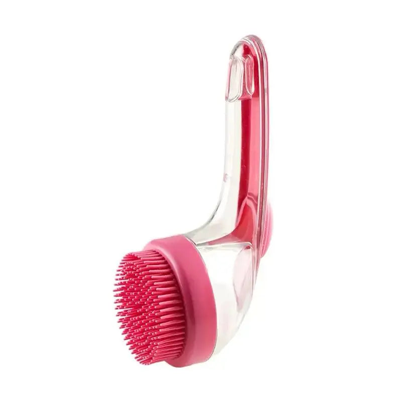2026 Enhanced 2-in-1 Pet Bath Brush with Integrated Soap Dispenser, Soft Silicone Grooming and Shedding Comb for Dogs and Cats, Gentle Massage Scrubber for Effortless Bathing and Improved Coat Cleanliness